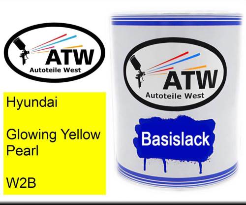 Hyundai, Glowing Yellow Pearl, W2B: 1L Lackdose, von ATW Autoteile West.